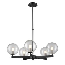  DVP27025GR-CL - Courcelette 5 Light Chandelier