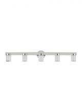  KWBA27627N - Kelly Wearstler Esfera 5-light dimmable LED large bath vanity with polished nickel finish