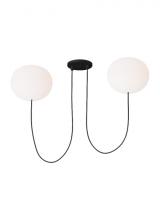 Visual Comfort PBCH36227OPB - Helium Medium 2 Light Chandelier