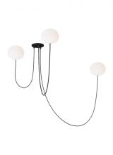 Visual Comfort PBCH35927OPB - Helium Small 3 Light Chandelier