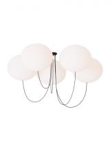 Visual Comfort PBCH37227OPB - Helium X-Large 5 Light Chandelier