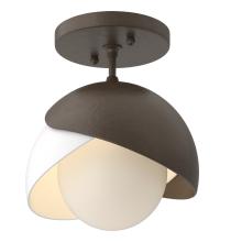  121377-SKT-05-02-GG0711 - Brooklyn 1-Light Double Shade Semi-Flush