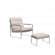  724FA1P-FA1 - AMARO FABRIC CHAIR & OTTOMAN