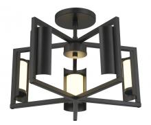  P1554-66A-L - Trizay - 5 Light LED Flush Mount