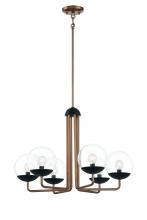  P1505-416 - Outer Limits - 6 Light Chandelier