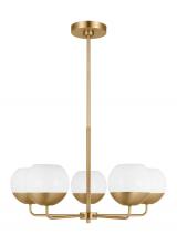  3168105EN3-848 - Alvin Five Light Chandelier