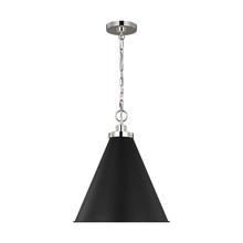  CP1271MBKPN - Wellfleet Medium Cone Pendant