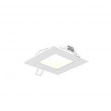  5004SQ-CC-V-WH - Multi CCT Slim Square Recessed Panel Light - universal 120V-347V, 0-10V dimming