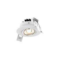  GMB2-CC-V-WH - 2'' LED Round Gimbal, 5CCT - universal 120V-347V, 0-10V dimming