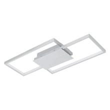Eglo 204049A - Integrated LED Ceiling / Wall Light w/ Brushed Aluminum Finish & White Acrylic Diffuser