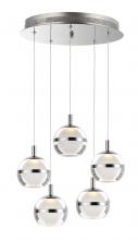  E24595-93PC - Swank-Multi-Light Pendant