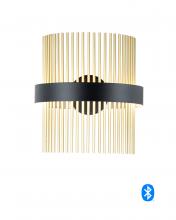  E34201-BKSBR - Chimes WiZ-Wall Sconce