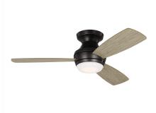  3IKR44AGPD - Ikon 44" Dimmable Integrated LED Indoor Aged Pewter Hugger Ceiling Fan with Light Kit